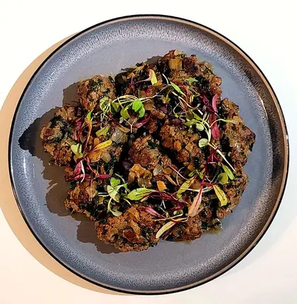 Kefta on a grey plate